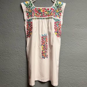 J Marie floral embroidered dress